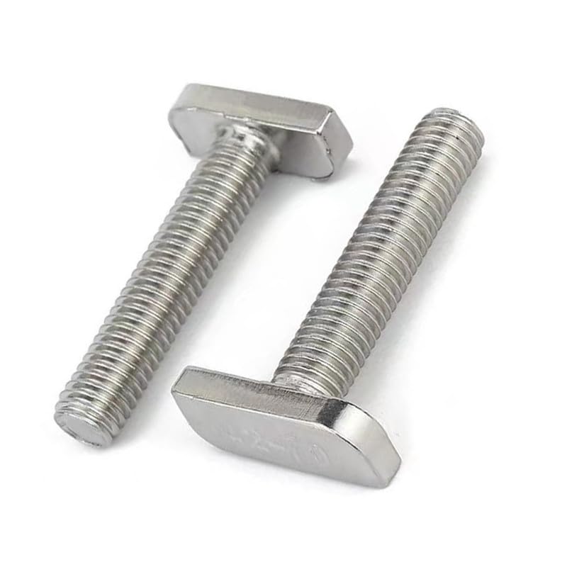 10 Stück Hammerkopfbefestiger M8 - Für Montageschienen 27x18mm Bis 38x40mm