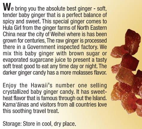 Hula Girl Soft Baby Ginger Candy 454 g miniatura 3