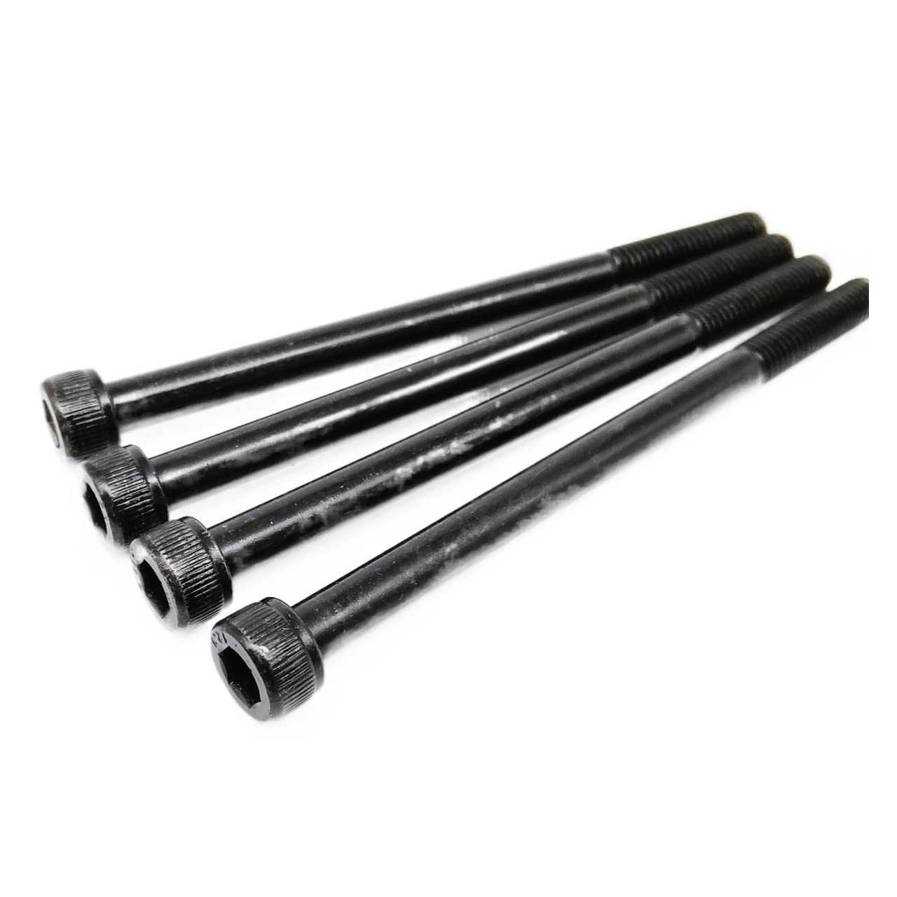 1/10pc M3 M4 M5 M6 M8 grado negro 12,9 acero alargado largo Allen hexágono cabeza hueca tornillo medio hilo L = 30-300mm(120mm 140mm,M4 10pcs)