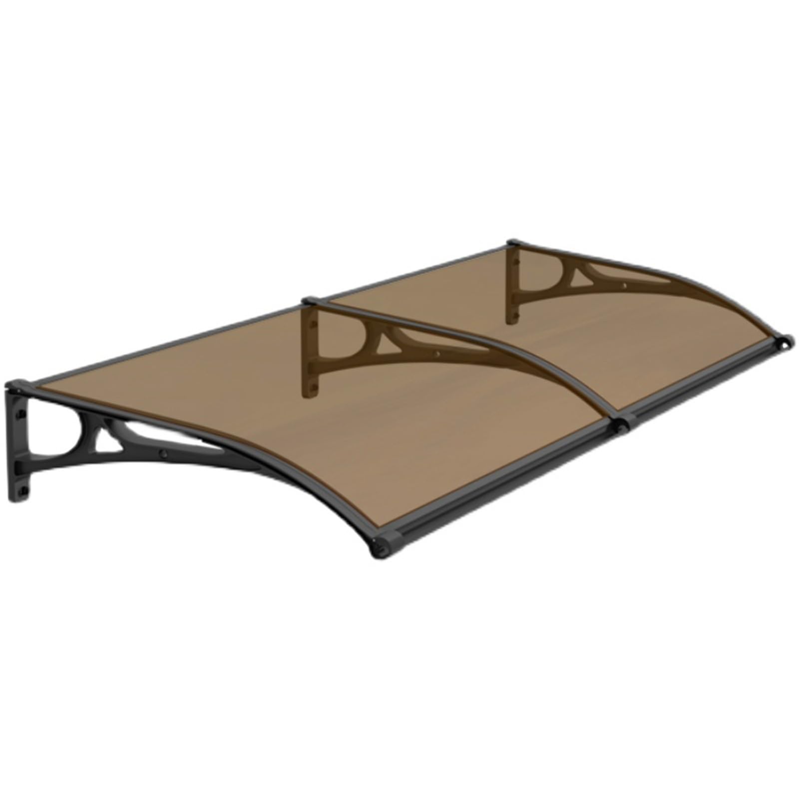 Auvent d'extérieur de terrasse avec support en métal durable