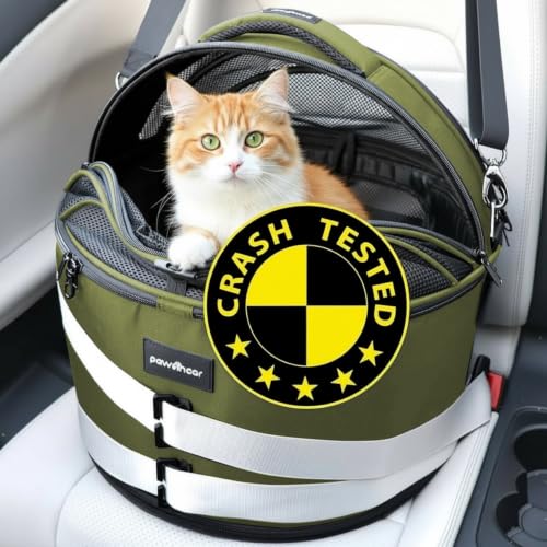 Pawsincar Crash-Tested Dog Car Seat