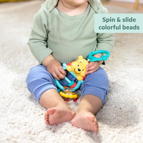 DISNEY BABY WINNIE Coffret cadeau de naissance bébé 5 jouets dont 1 de dentition Winnie et O ball hochet et attache poussette - vue 7