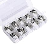 DollaTek 200PCS 10Value (1N4001 1N4002 1N4003 1N4004 1N4005 1N4006 1N4007 1N5817 1N5818 1N5819) Sistema Kit diodi + Scatola di plastica