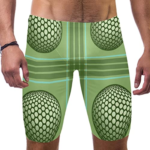 Calzoncillos de natación para hombres traje de baño atlético XXL verde