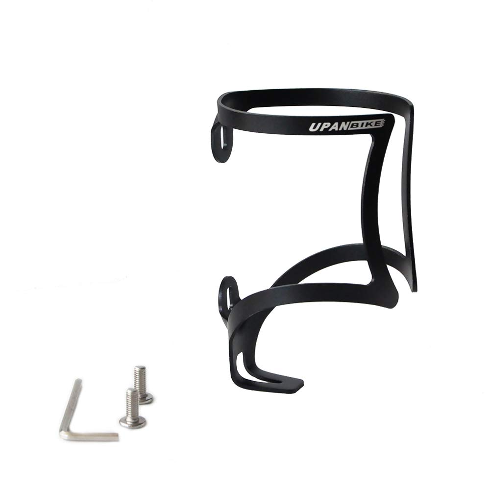 UPANBIKE Bicycle Bottle Cage Aluminum Alloy Lightweight Bottle Holder Cycling Bottle Cage for MTB Road Bike,Black