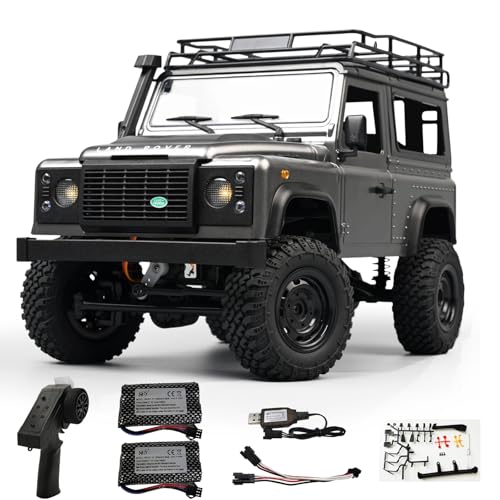 Skymaker MN99S RC Rock Crawler 4x4 Land Rover RC Crawler 1/12 Scale Remote Control Truck All Terrains Proportional Throttle Steering 280 Motor Upgraded Chassis 2 Batteries for Hobbier Adult