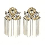 2 Piezas Charreteras, Charreteras de Moda, Hombreras con Cadena de Borlas, para Hombres Militares, Fiesta de Disfraces, Cosplay de Halloween, Actuación en el Escenario, bar Discoteca(Dorado)