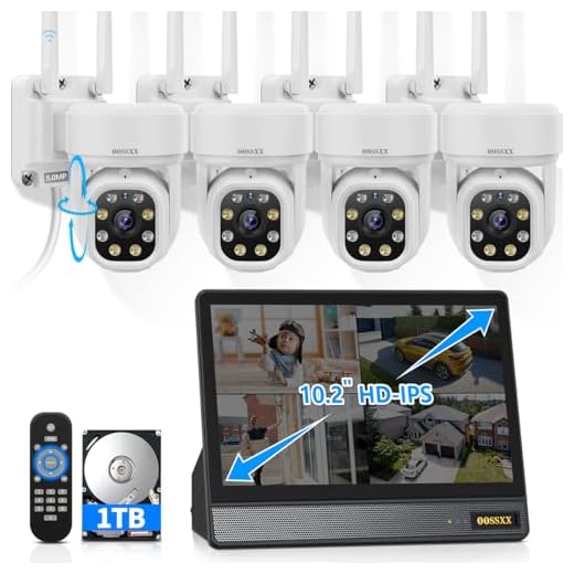 5MP WiFi Security Camera System with NVR