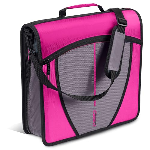 Case-it Mighty Zip Tab School Zipper Binder | 3-Inch...
