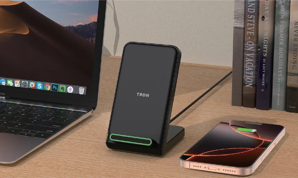 Miniatura 2 de Tron Soporte de cargador inalámbrico Qi para iPhone y Android CargaTR66