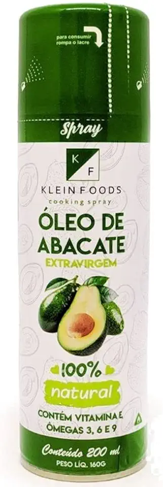Oleo De Abacate Extra Virgem em Spray 200ml - Klein Foods