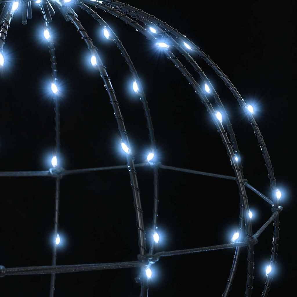 Decorazione luminosa di Natale a sfera in metallo,bianco freddo,50x50x52 cm