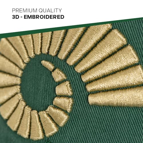 Gorra bordada ajustable verde Cactus Rams CSU miniatura 3