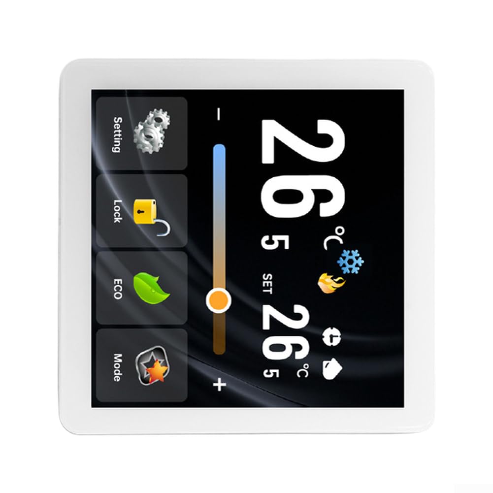 Zentralheizung Thermostat WiFi Graffiti Design Weiß(Black)