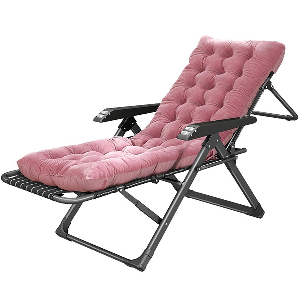 Chaises de jardin pliantes réglables rose pour soulager le dos