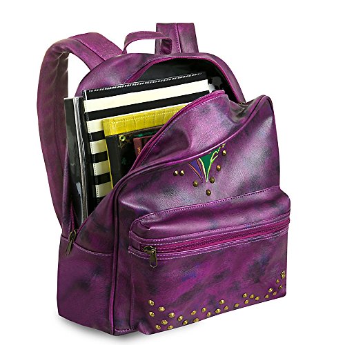 descendants 2 faux leather backpack 12" Kal's Creations LLC inches wide x 10 1/2 Descendants: The Rise of Red
