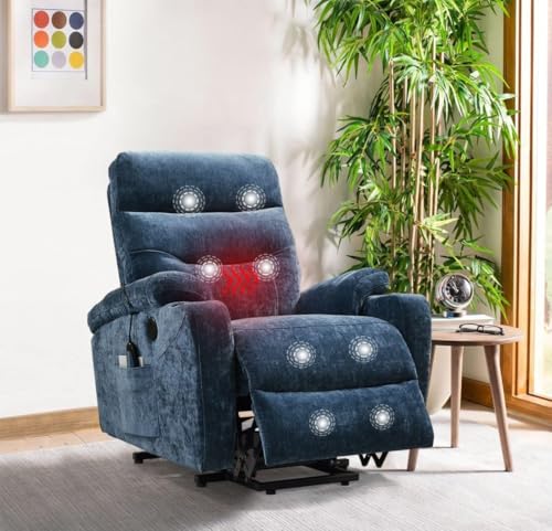 Sillón reclinable con masaje y porta bebidas miniatura 1