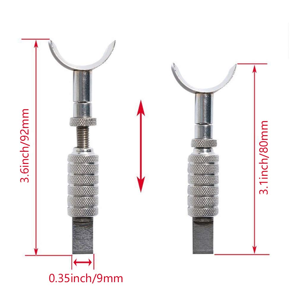 27 Stück Leder Werkzeuge Set, Lederschnitzhammer mit DIY Leder Prägestempel Set Schnitzset Platinum Leather Schneidwerkzeug Ledermesser Art Painting Cutter für Leder Carving Working Crafting