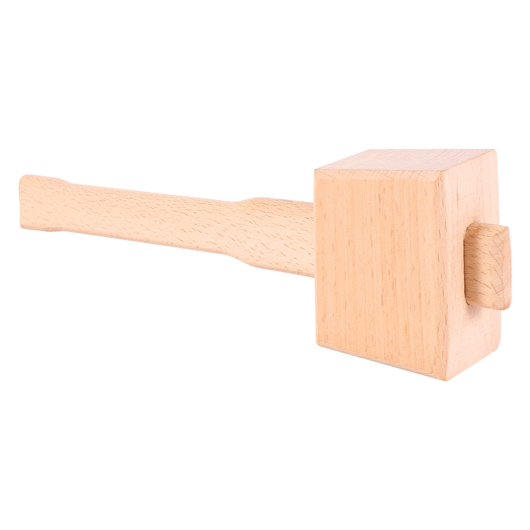 BPQiang 250mm Beech Solid Carpenter Wood Wooden Mallet Hammer Handle Woodworking Tool