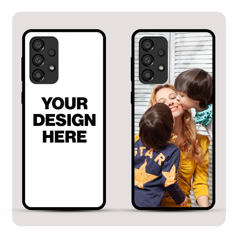 Image of Personalized Back Cover for Galaxy A33 5G | Custom Case with Name, Photo or Logo | PrintShield Hybrid with Soft TPU Grip & Scratch Protection