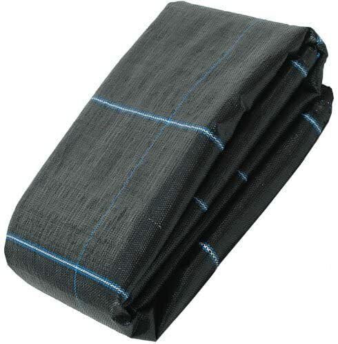 Muddy Hands Weed Control Fabric Heavy Duty Garden Ground Cover Landscape Membrane Mat 100gsm (1m Wide x 5m Long)