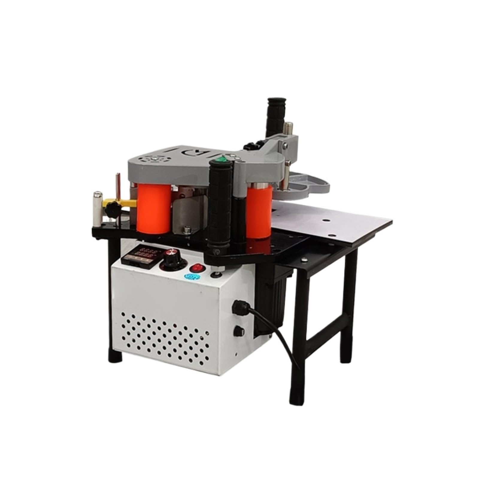 1100W Small Manual Edge Banding Machine Double Side Gluing Portable Bander Woodworking Operates Smoothly Performs Well(Package1)