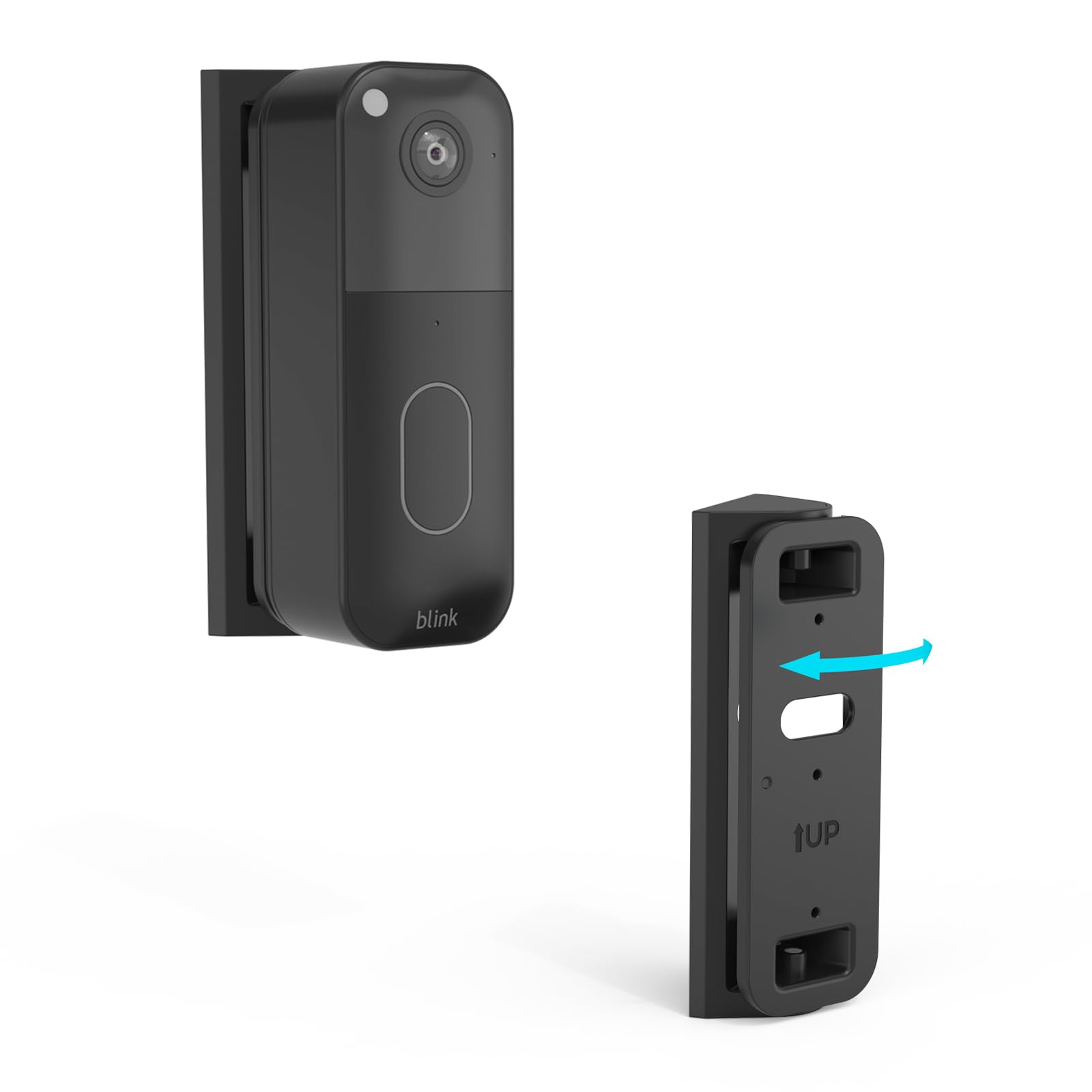 Akoemxeeo Angle Mount for Blink Video Doorbell (Newest gen), Holder for Blink Doorbell Camera 2nd Gen, Wall Plate Mounting Kit Bracket Corner Mount Accessory Stand for Blink Doorbell 2nd Gen.