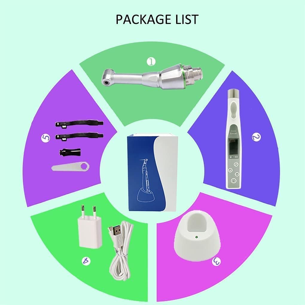 Dental Wireless LED Endo Motor 16:1 Hin und Herbewegung 9 Programmeinstellungen 360° Drehung Wurzelkanal Apex Locator
