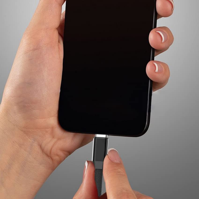 Levitantes Black Cable Fast Charging USB to Type C Cable Pro Model 2.4A Charger, Black/White - Image 2
