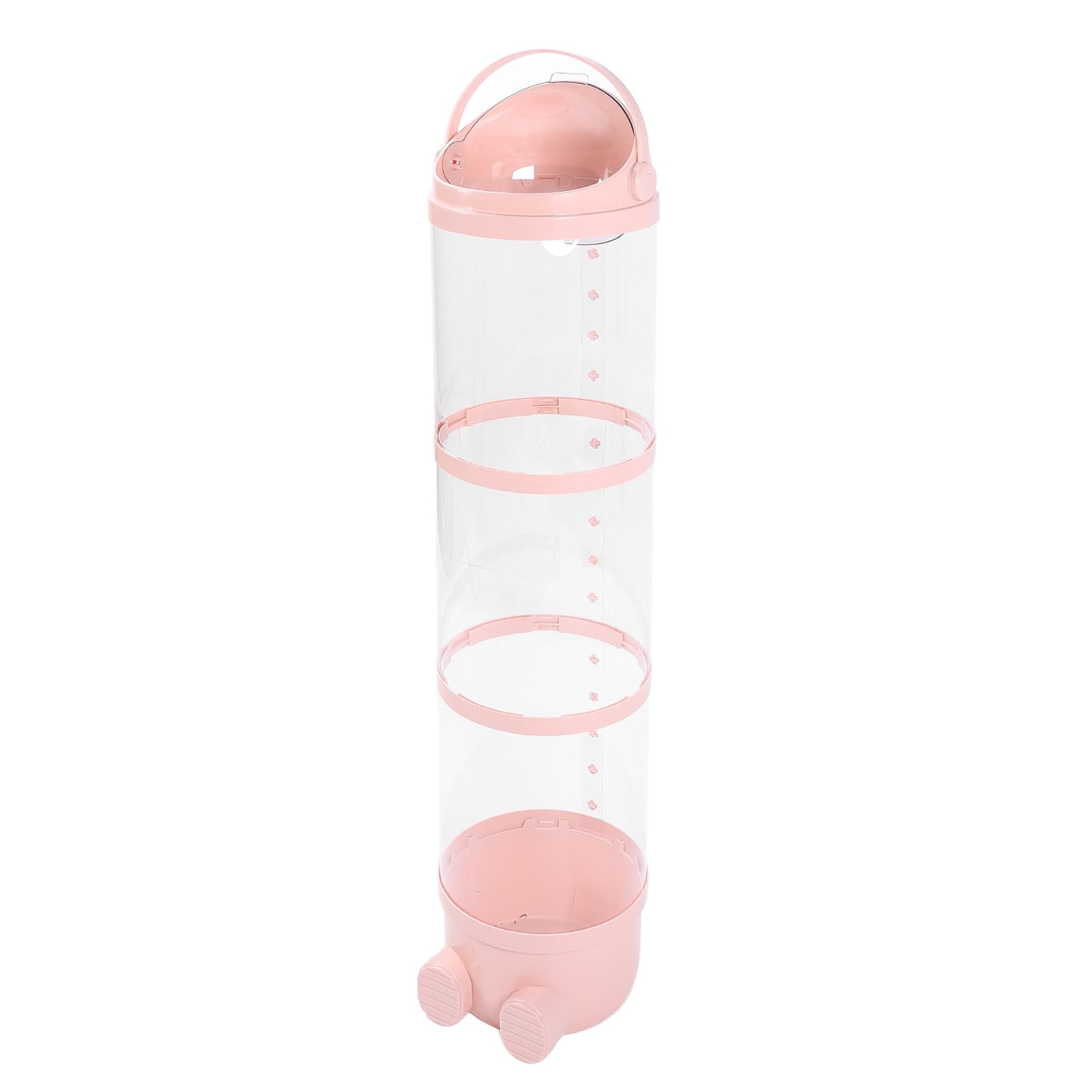 ZJchao Tubo de Almacenamiento de Juguetes de Peluche, Organizador de Animales de Peluche Suave Transparente de Gran Capacidad para Habitación de Niños, área de Juegos y Dormitorio, 130cm (PINK)