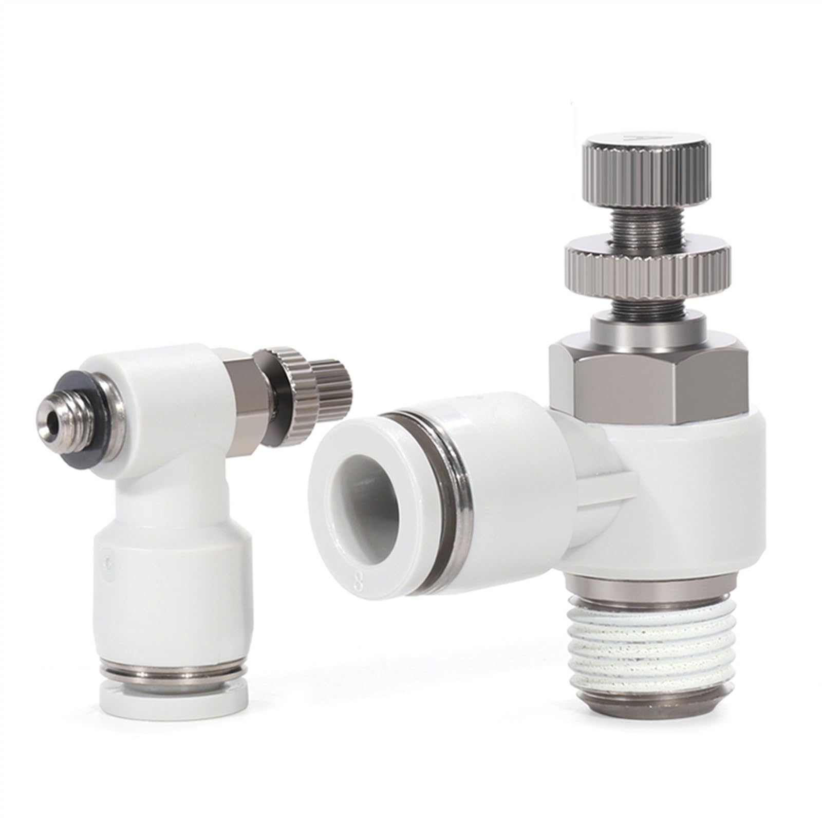 SL – connecteur pneumatique rapide, vanne de contrôle de vitesse, tuyau d'air, cylindre 4 6 8 10 12mm, connecteur d'électrovanne 1/8 "1/4" 3/8 "1/2" (Color : SL8-04)