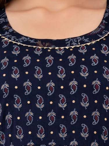 Image of Women's Maternity Kurti for Feeding Zippers | Feeding Kurti with Concealed Zip for Pre & Post Pregnancy |Maternity Dresses for Women (Combo Pack of 2 Kurti)