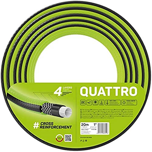 Cellfast Manguera de jardín QUATTRO Resistente, VERDE ,1