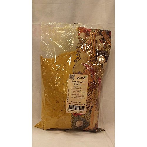 Jadico Mezcla de especias Kerriepoeder madras bolsa de 1000 g (polvo de curry Madras)