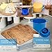 Wooden Cheese Press for Cheese Making Supplies 12in Plywood 1/2in Thick Metal Guides and Cheese Mold with Follower Piston 1/2 Gal - Home Supply Ultimate Cheese Press Machine - Prensa Para Queso Casero