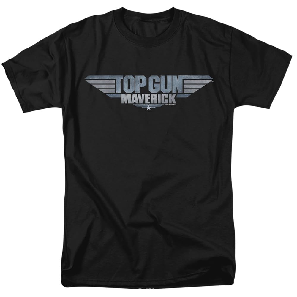 Top Gun Men's Black Top Gun: Maverick Maverick Logo T-Shirt in Size M, Sports Direct