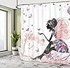 Ambesonne Fantasy Shower Curtain, Spring Girl Wing... #4