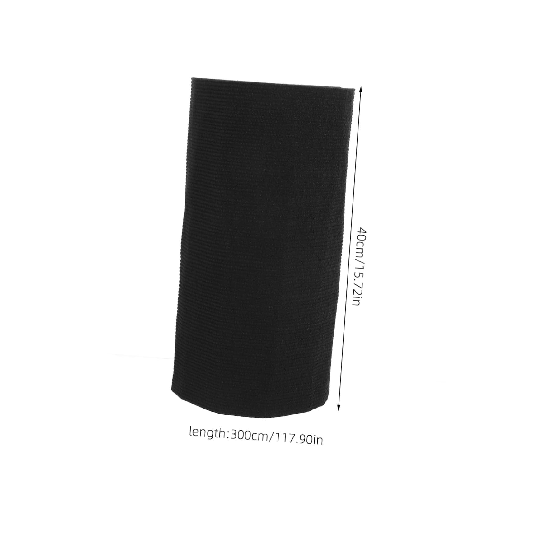 Tapis de Passage Auto-adhésif pour Piscine Hors-Sol Noir | Fibre de Polypropylène, Compatible Divers Revêtements, pour Zone Piscine et Sol de Spa