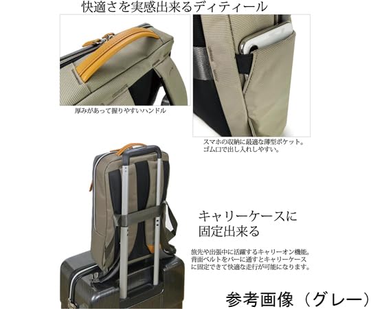 Amazon.co.jp：ウノフク avv アヴィスタ デイパックS グレー 13-6156