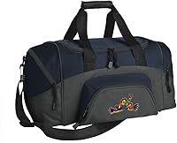 Vista 1 de Pequeñas ranas de la paz bolsa de gimnasio Deluxe Peace Frog Bolsa de viaje, marino