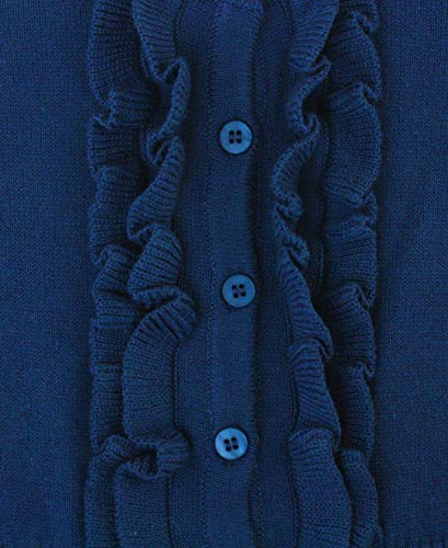 Rufflebutts® Baby/Toddler Girls Navy Ruffled Cardigan - 3-6M #TOP2