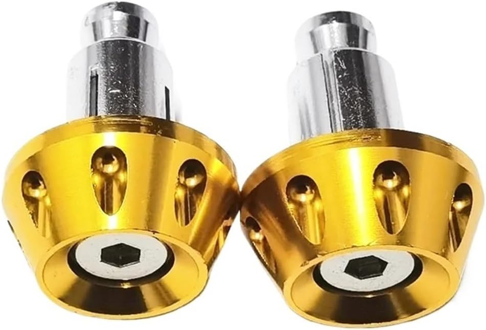 Universal 7/8" 22mm Motorcycle Handlebar Grips Bar End Plug Aluminum Alloy Handle Bars Grip Cap Plug Slider(B)