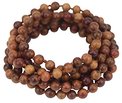 Fashion Natural Round Wooden Beads 60'' Long Strand Art Deco Necklace For Women(Xl-1170-B) #TOP6