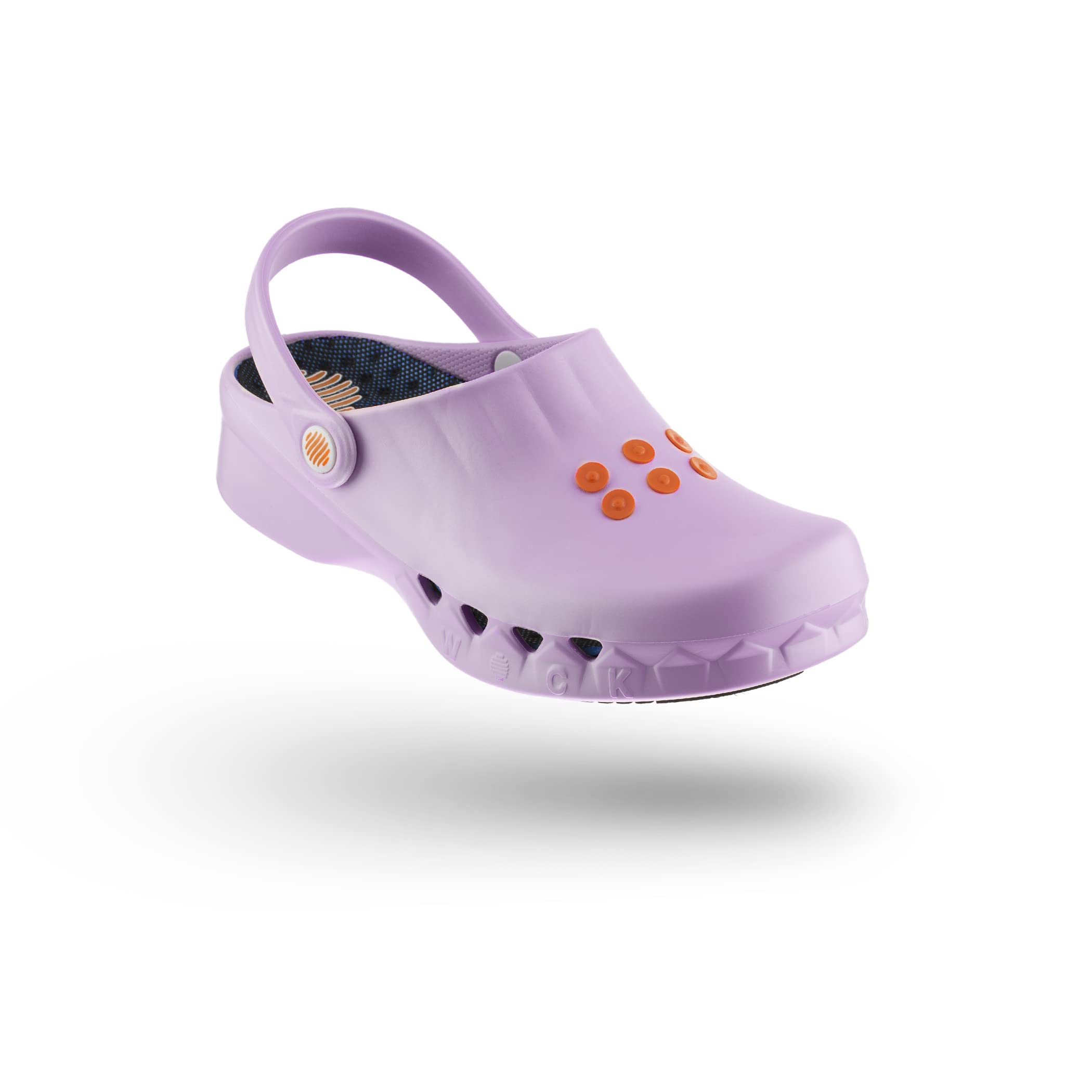 WOCK Nube con Soletta, Zoccolo Sanitario Donna e Uomo, Zoccoli Sanitari Leggeri Antiscivolo SRC, Antistatico e Traspirante con Cinturino