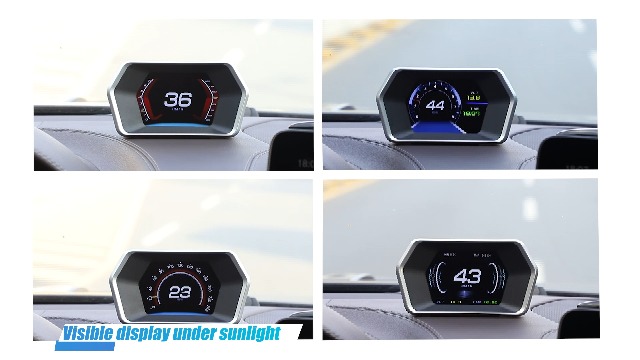 Dashboard Simracing AMHVMU A200 Head Up Display Auto OBD2 – Vision Claire Du Affichage Tete Haute