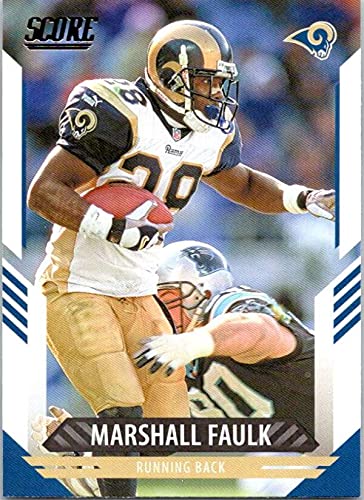 2021 SCORE 279 MARSHALL FAULK RAMS FOOTBALL NFL