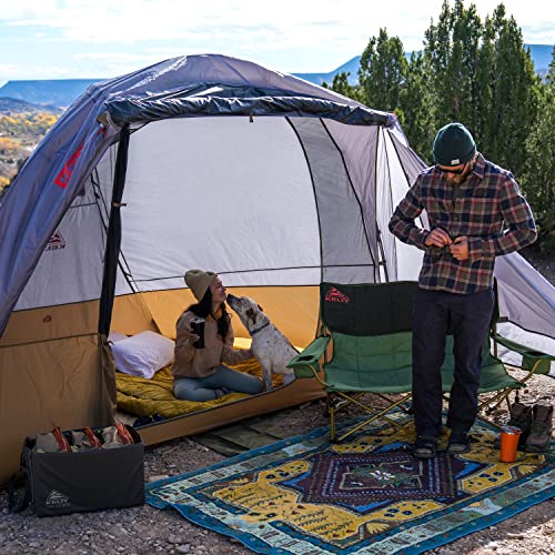Carpa Kelty Caboose para 4 Personas con Vestíbulo y Toldos miniatura 2