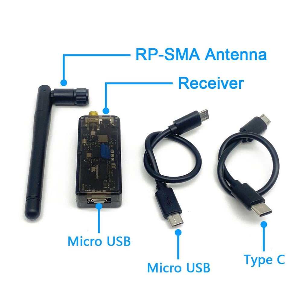 FPV-System UVC OTG 5,8 G 48-Kanal-Audio-FPV-Empfänger für Android-Handy, Tablet, Smartphone-Sender, RC-Drohne