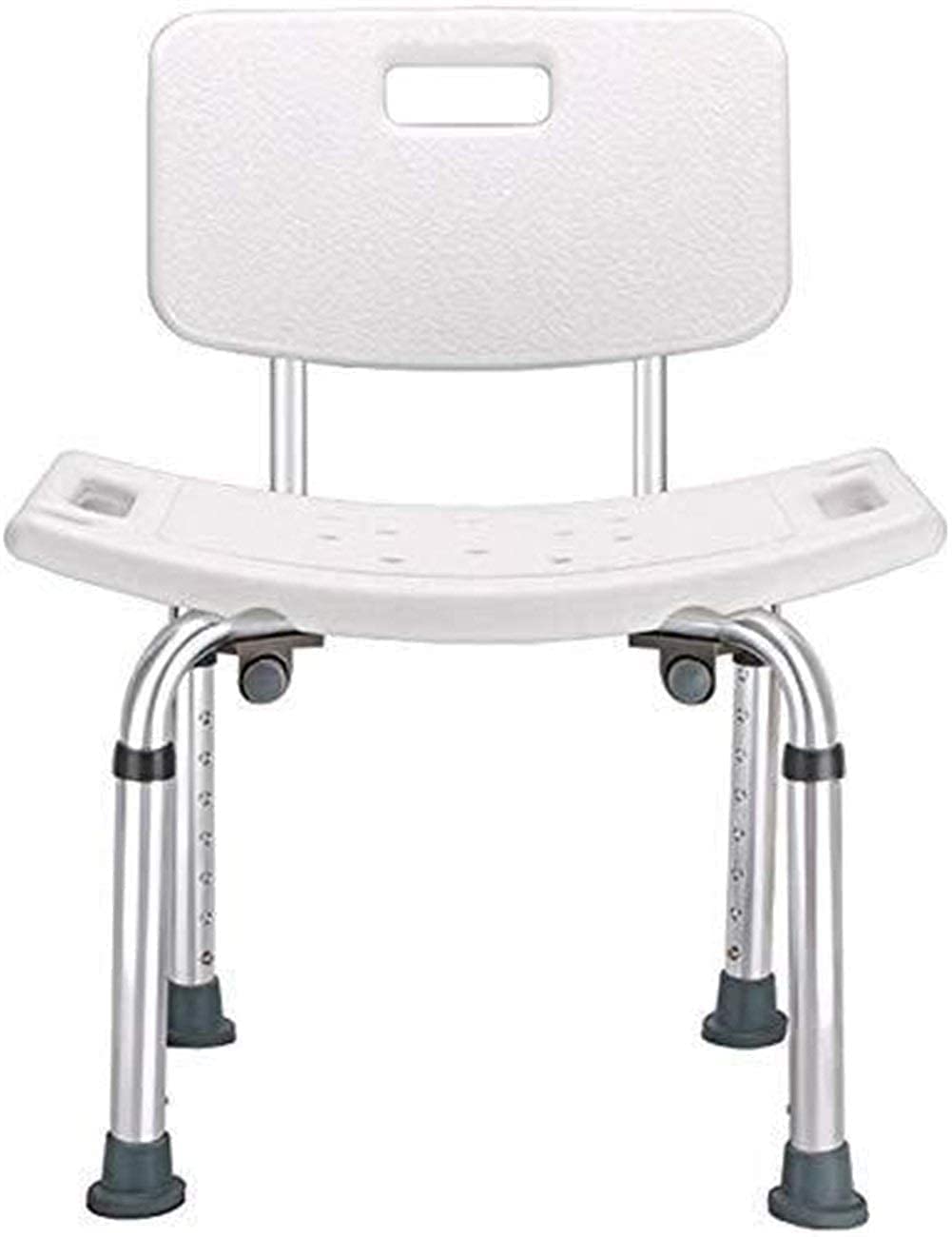 Taburete para Ducha Asiento para bañera Asiento para bañera con Respaldo Ajustable en Altura Aluminio Antideslizante Ligero Personas Mayores con discapacidad Peso 150 kg Taburete p