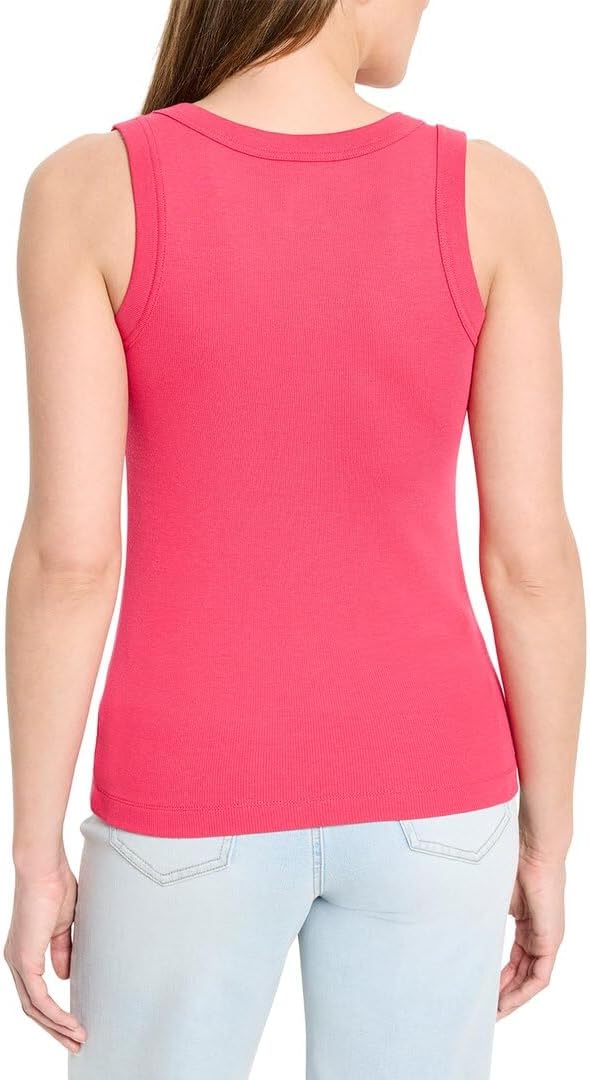 NIC+ZOE Women's Petite Perfect Knit Rib Scoop Tank - Image 2